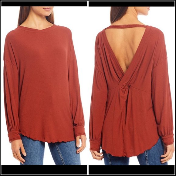 Free People Tops - Free People Shimmy Shake Top in Cowboy